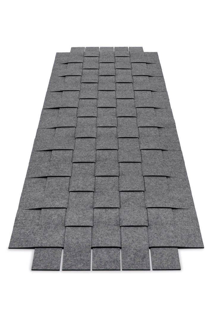 Rug woven 10 - single-coloured