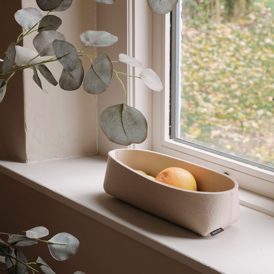 HEY-SIGN_Brotschale_M_aus_Filz_23-5233_Q Bread bowl