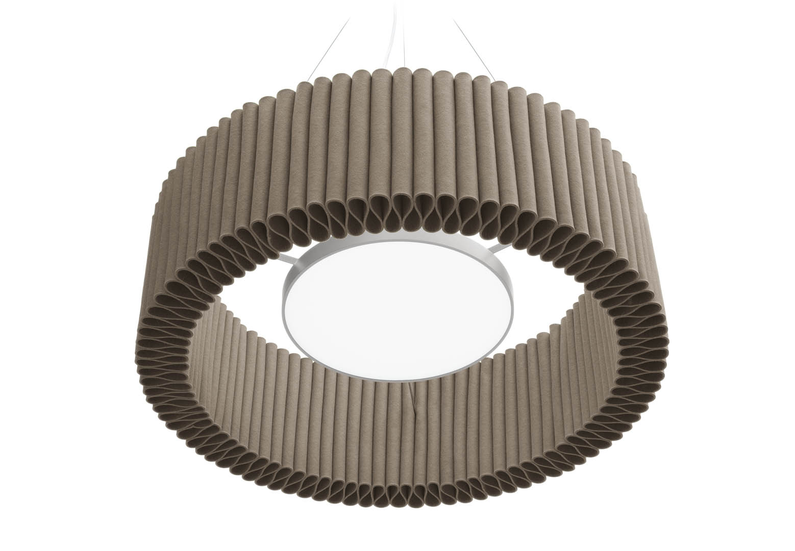 Ceiling object Wave with luminaire