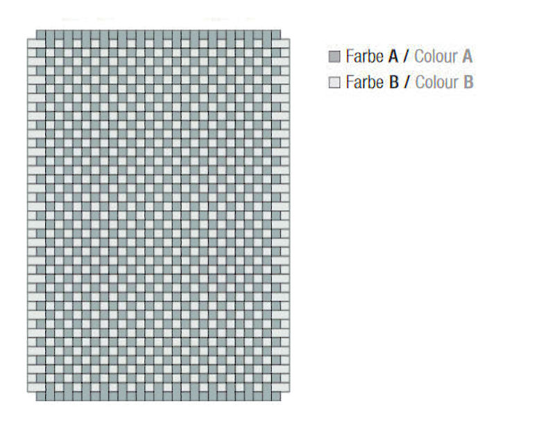 Teppichgeflecht 5 - zweifarbig