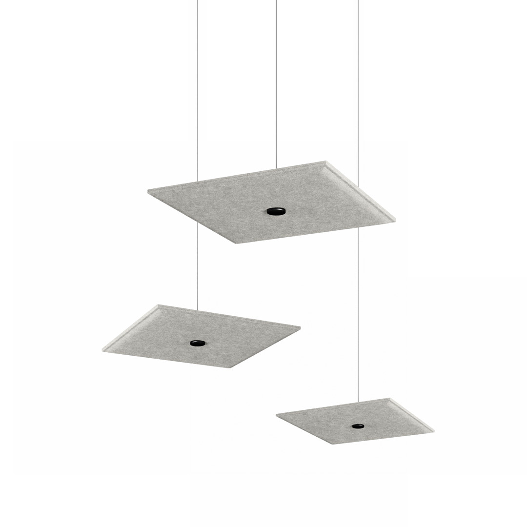 HEY-SIGN_Deckenelement_Spot_Square-aus_Filz_3xS_u06 Deckenelement Spot Square 3er-Set