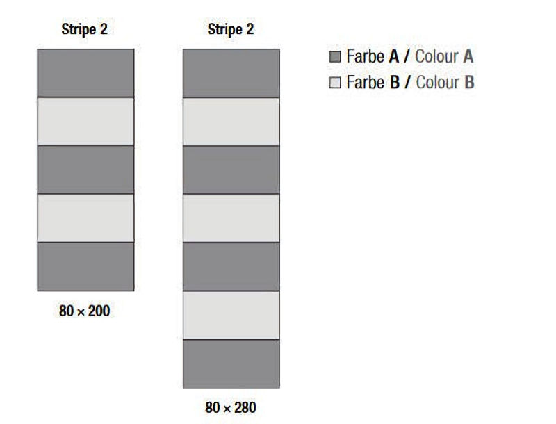Teppich Stripe 2 Läufer