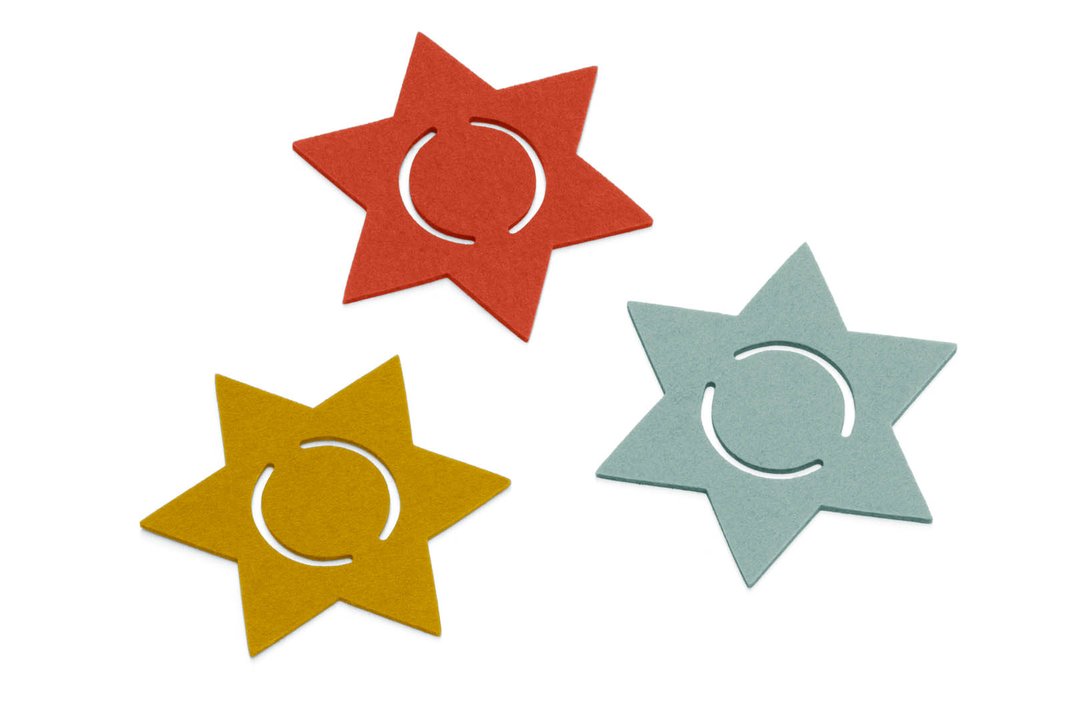  Napkin ring star (12 pcs.)