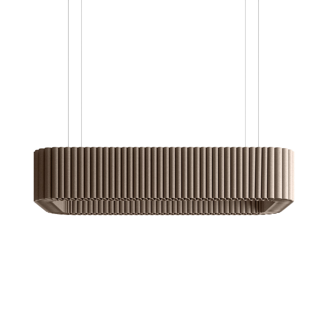 Ceiling object Wave, rectangular